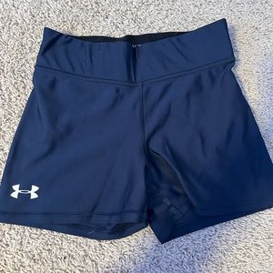 Under armor navy blue spandex